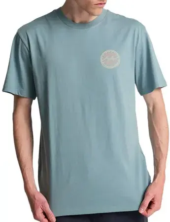 Neue Kollektion Billabong CRAYON WAVE T-Shirt washed blue Warehouse One