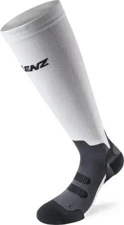 Lenz COMPRESSION 1.0 Socken white Warehouse One Must-Have