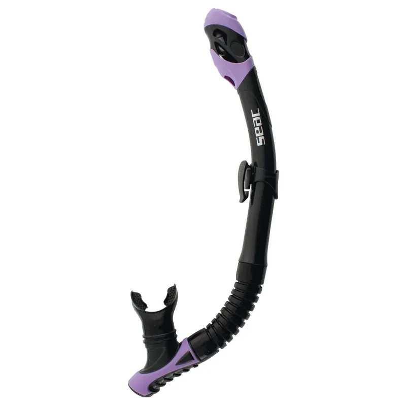 Billig Diving Snorkeling Snorkel Reverse Dry Black-Lilac Seac 84-38LL-SBL