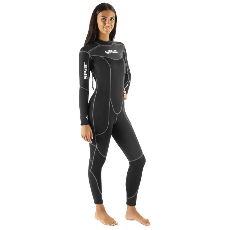 Wetsuit Sense Black Woman 3mm L Seac 1-79-L Echt
