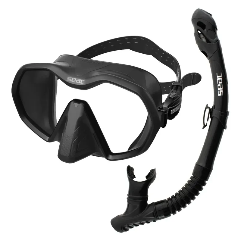 Diving Set Bis Icona Reverse Dry Black Seac 89-96N Meistverkauft