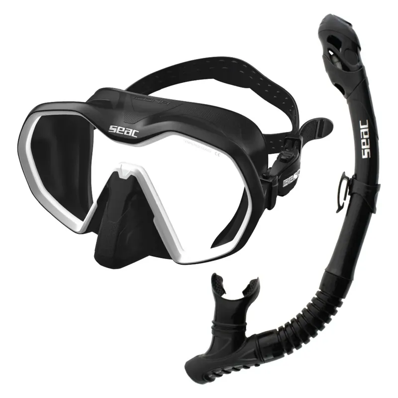 Expressversand Diving Set Bis Icona Reverse Dry Black-White Seac 89-96W