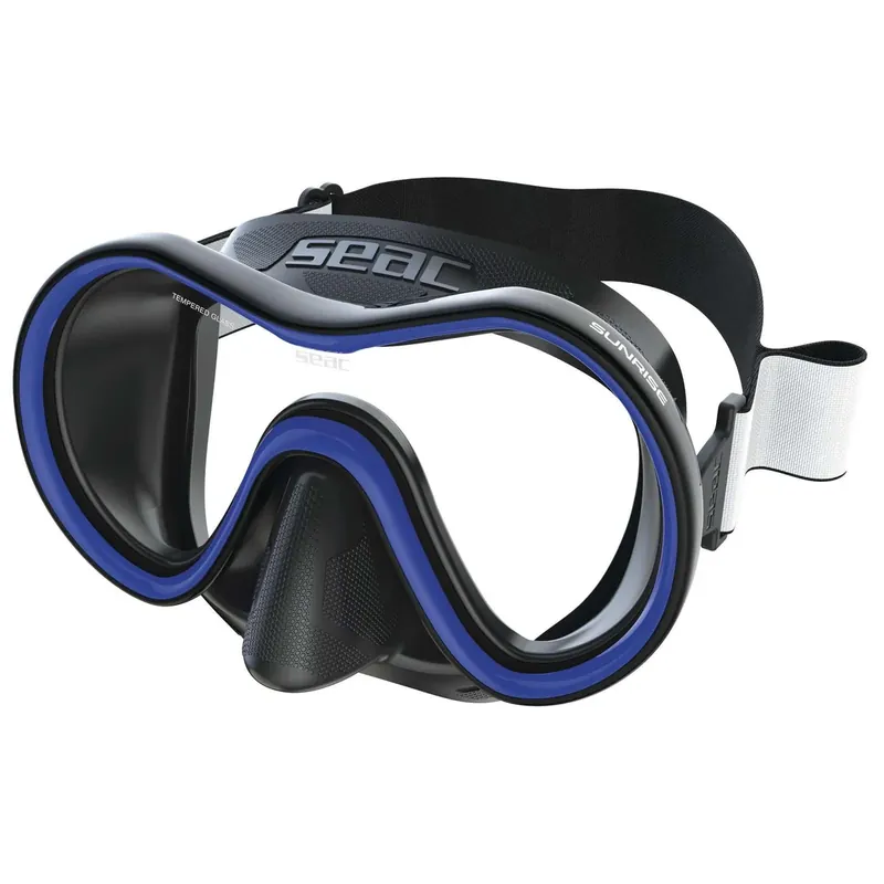 Neu Diving Mask Sunrise Black-Blue Seac 75-78B-SBL