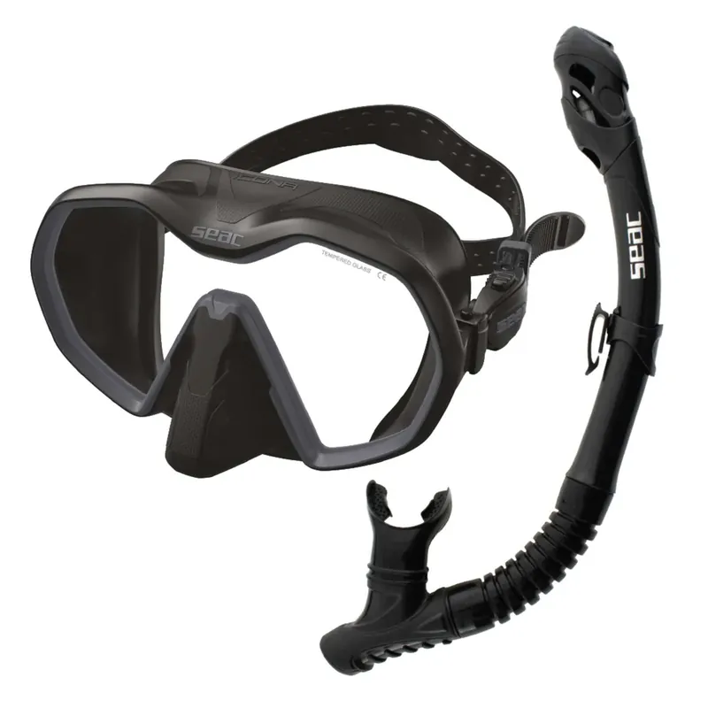 Top-Angebot Diving Set Bis Icona Reverse Dry Black-Antracite Seac 89-96NA