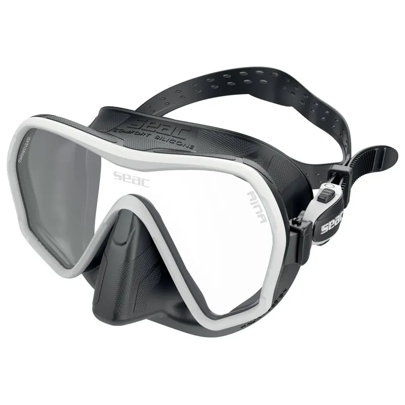 Preiswert Diving Mask Ajna Black-White Seac 75-67W-SBL