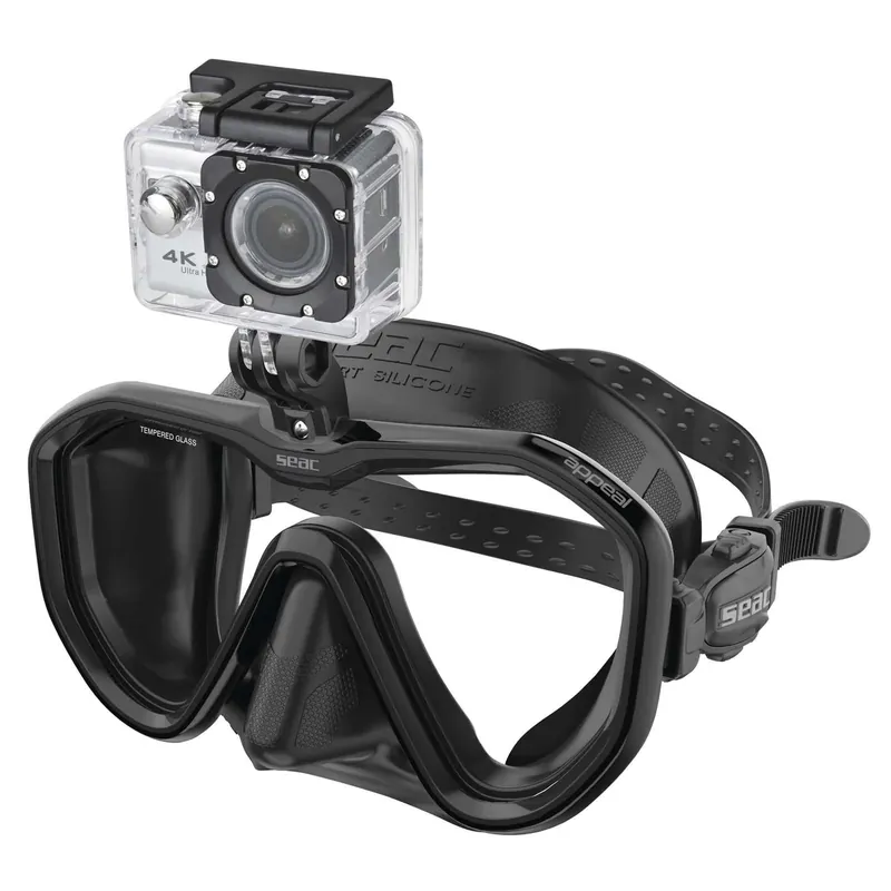 Diving Mask Appeal Asian Fit Pro Black Seac 75-76N-SBL Heißes Angebot