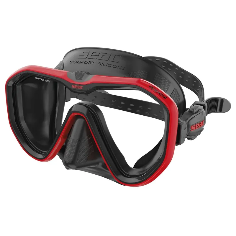 Saisonangebot Diving Mask Appeal Asin Fit Black-Red Seac 75-75R-SBL