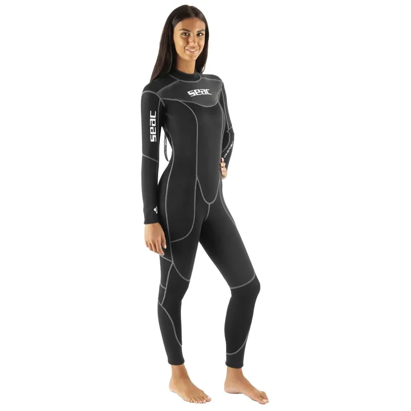 Wetsuit Sense Black Woman 3mm XL Seac 1-79-XL Must-Have