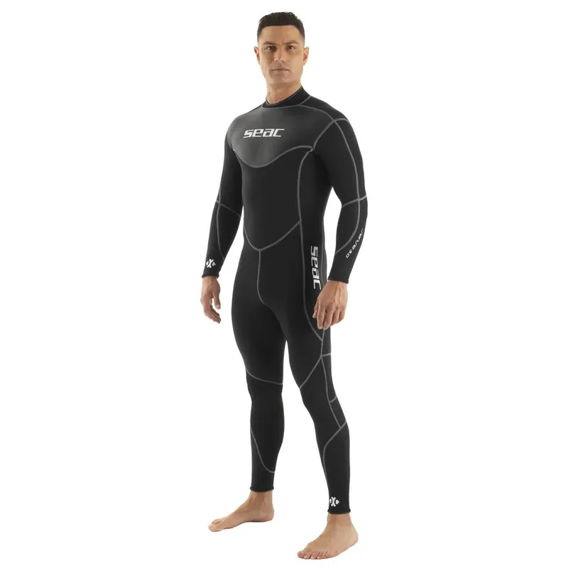 Preisknaller Wetsuit Sense Black Man 3mm M Seac 1-78-M