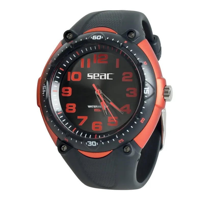 Sport Watch Mover Red-Black Seac 147-2RN Preisknaller