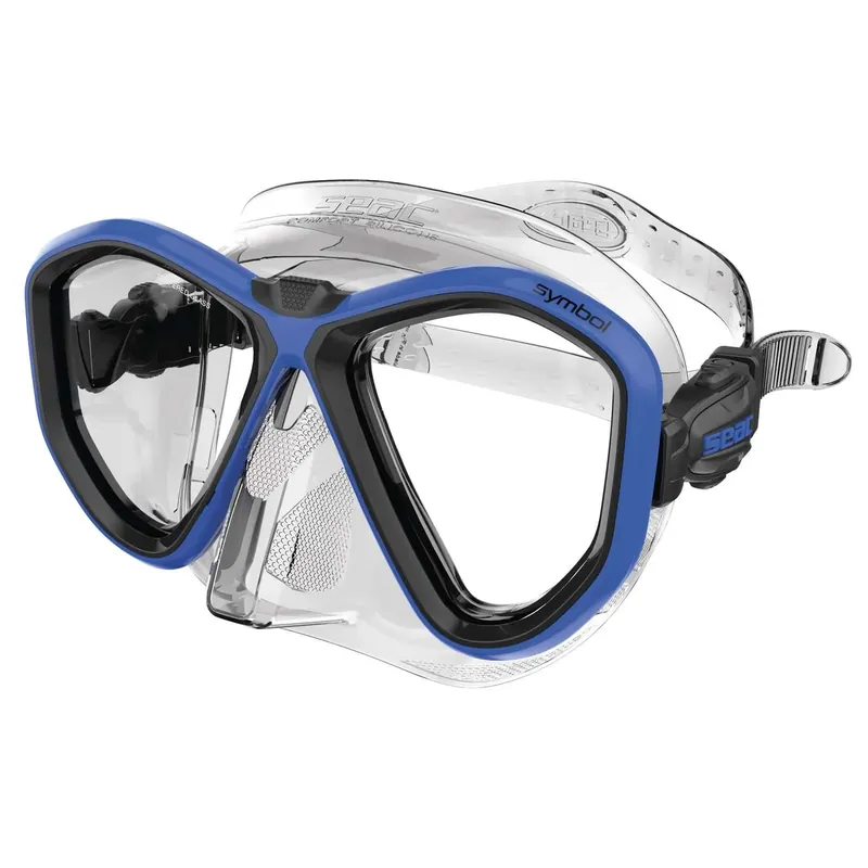 Sale Diving Mask Symbol Clear-Blue Seac 75-70B-SKL