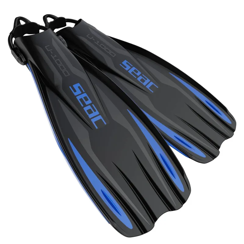 Diving Fins U-1000 Blue M-L ~ 40-42 Seac 71-55B-M-L Kracherpreis