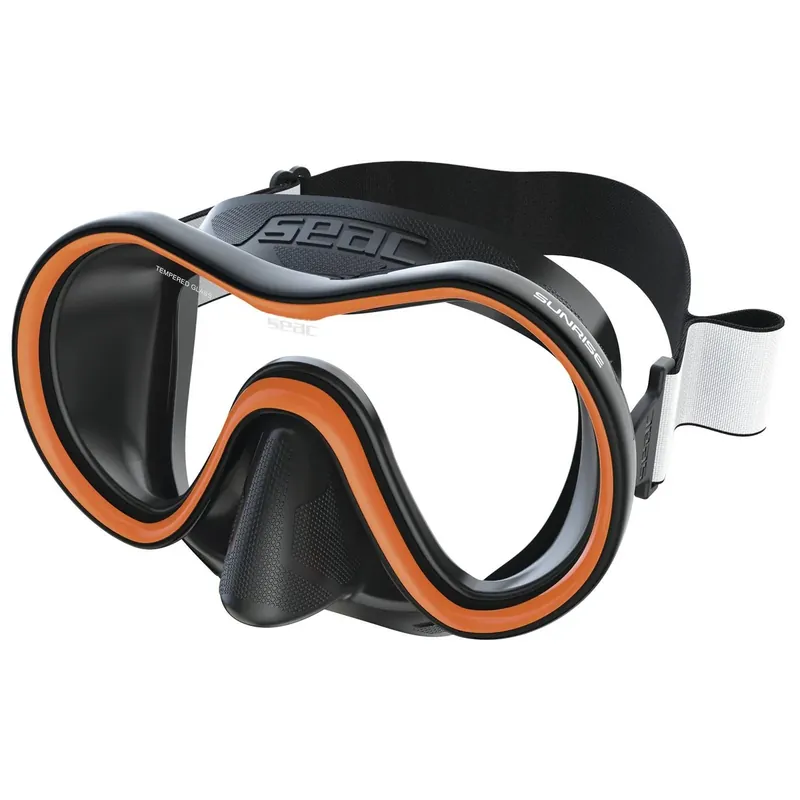 Schneller Versand Diving Mask Sunrise Black-Orange Seac 75-78B-SKL
