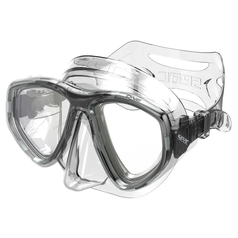 Bestseller Diving Snorkeling Mask One Clear-Black Seac 9448N