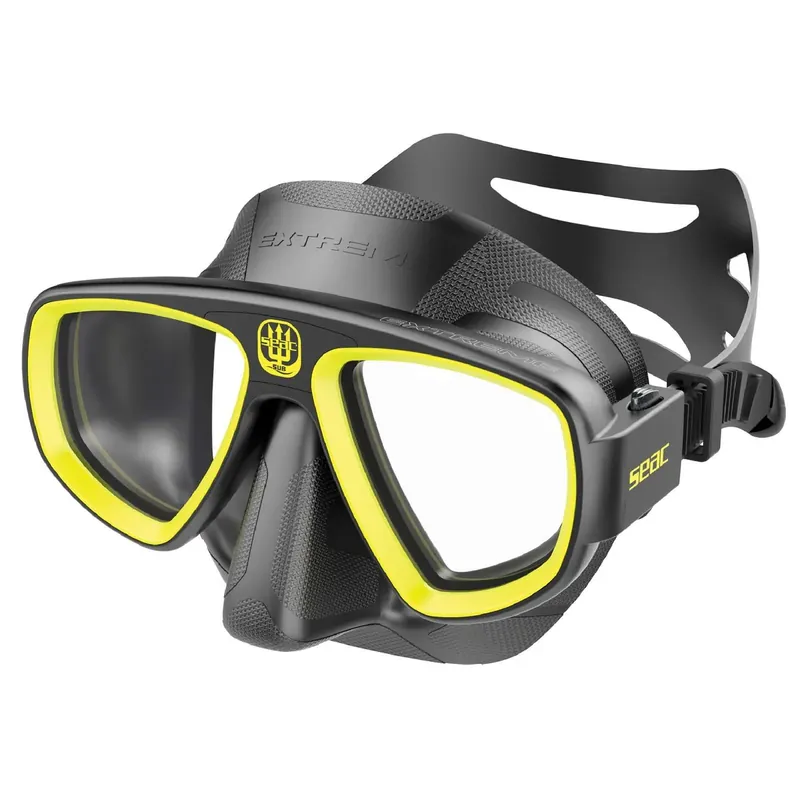 Sofort Bestellen Diving Mask Extreme 50 Black-Yellow Seac 75-65NY-SBL