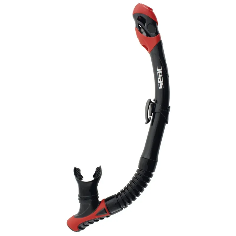 Diving Snorkeling Snorkel Reverse Dry Black-Red Seac 84-38R-SBL Aktuell