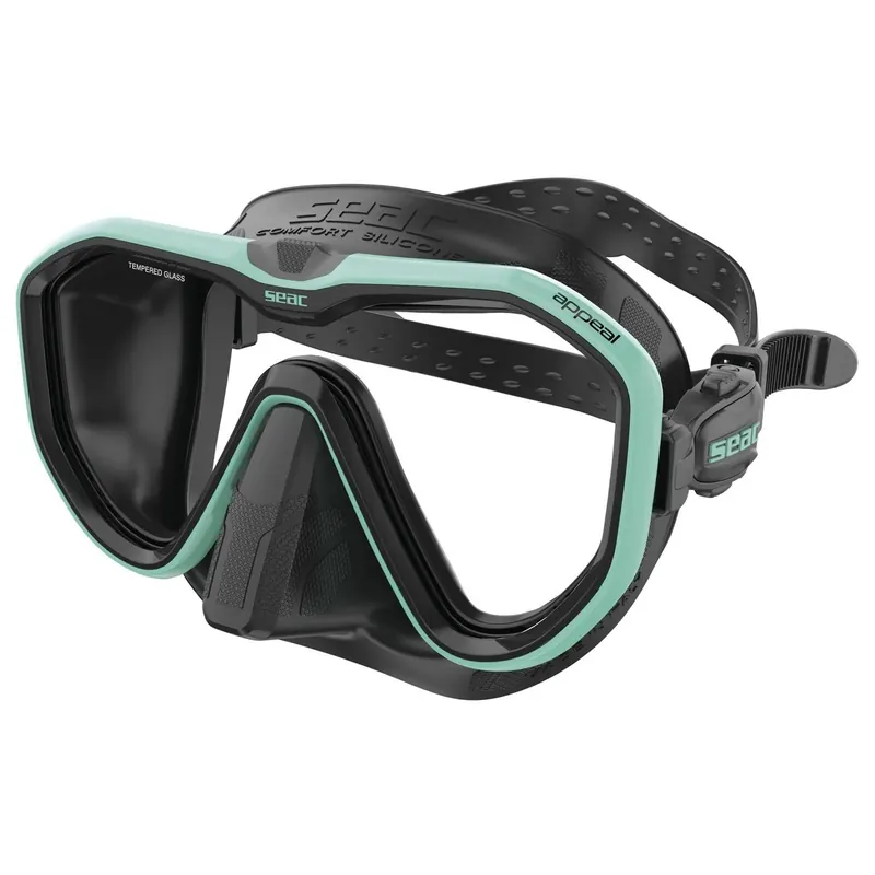Diving Mask Appeal Black-Tiffany Seac 75-73TI-SBL Letzte Chance