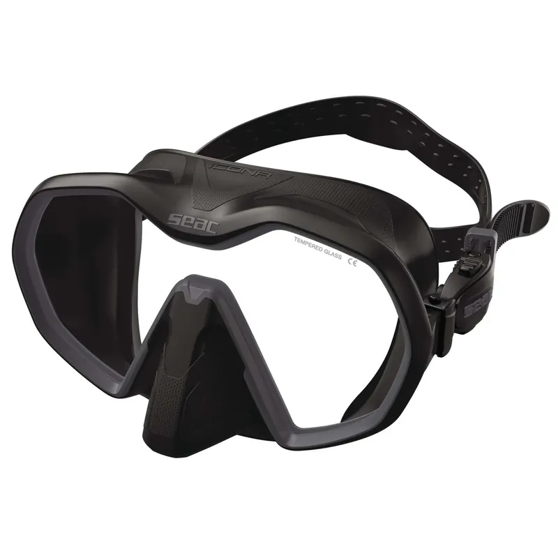 Preis Gesenkt Diving Mask Icona Black-Antracite Seac 75-69NA-SBL