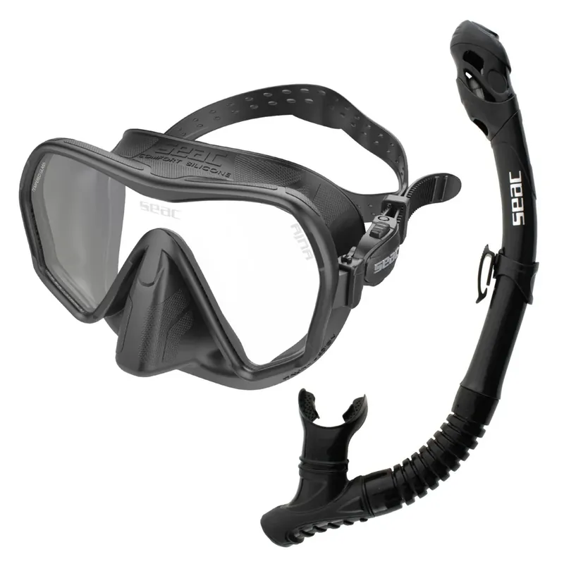 Diving Set Bis Ajna Reverse Dry Black Seac 89-95N Preisreduziert