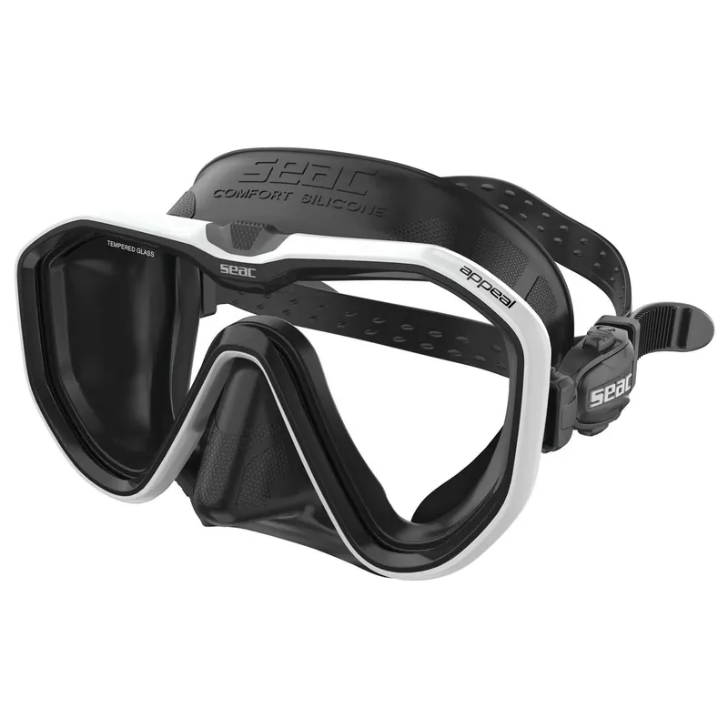 Diving Mask Appeal Asin Fit Black-White Seac 75-75W-SBL Super-Preis