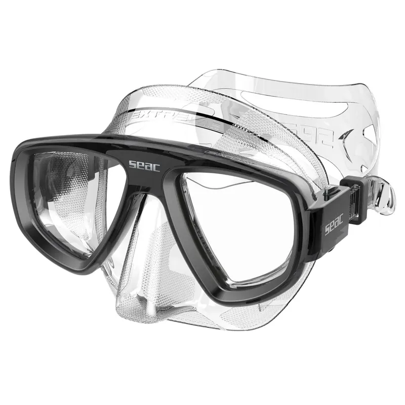 Sonderangebot Diving Snorkeling Mask Extreme 50 Clear-Black Seac 75-65N-SKL