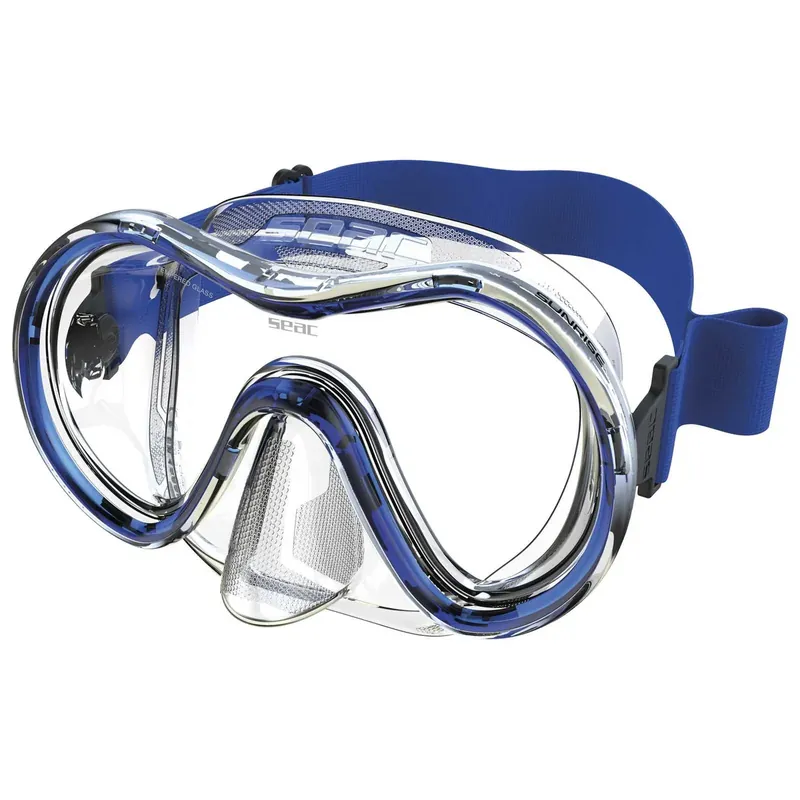 Diving Mask Sunrise Clear-Blue Seac 75-78B-SKL Saisonangebot