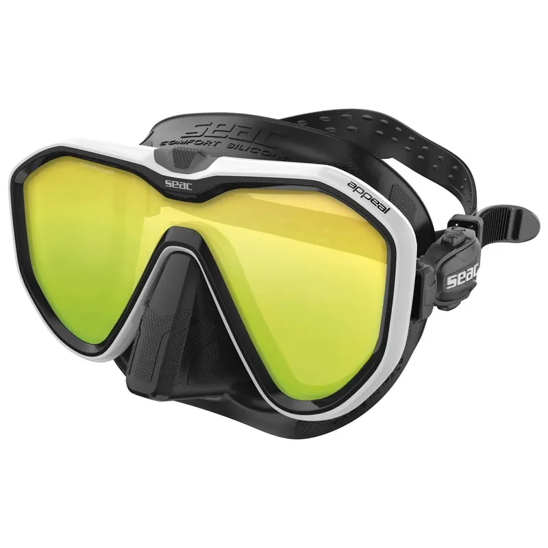 Kracherpreis Diving Mask Appeal Mirrored Lenses Black-White Seac 75-73W-SBL-LS