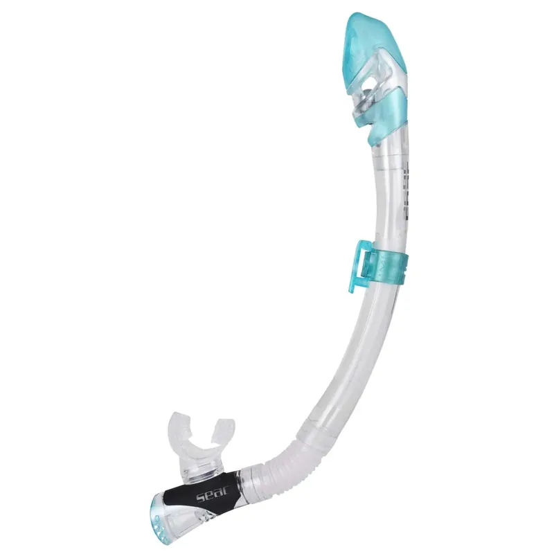 Neue Ware Diving Snorkeling Snorkel Fast Tech Dry Clear-Aquamarine Seac 84-32A-SKL