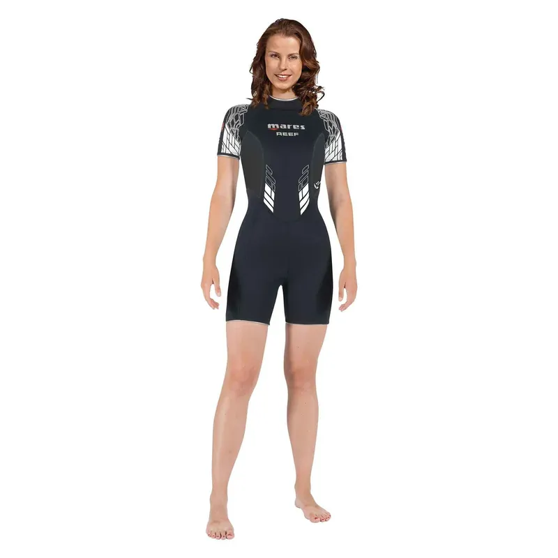 Short Wetsuit Reef Shorty Woman 2,5mm Black-Grey-White Size 5-L Mares 412385S5 Sofort Bestellen