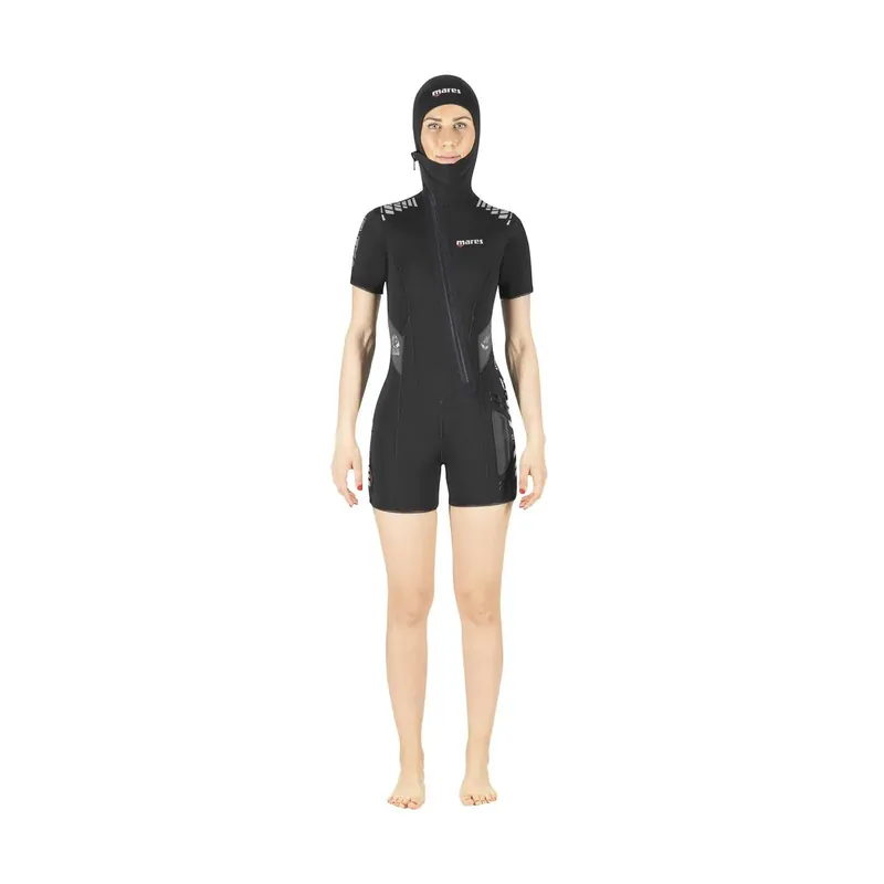 Short Wetsuit Flexa Core Woman Black Size 2-S Mares 412470S2 Highlight