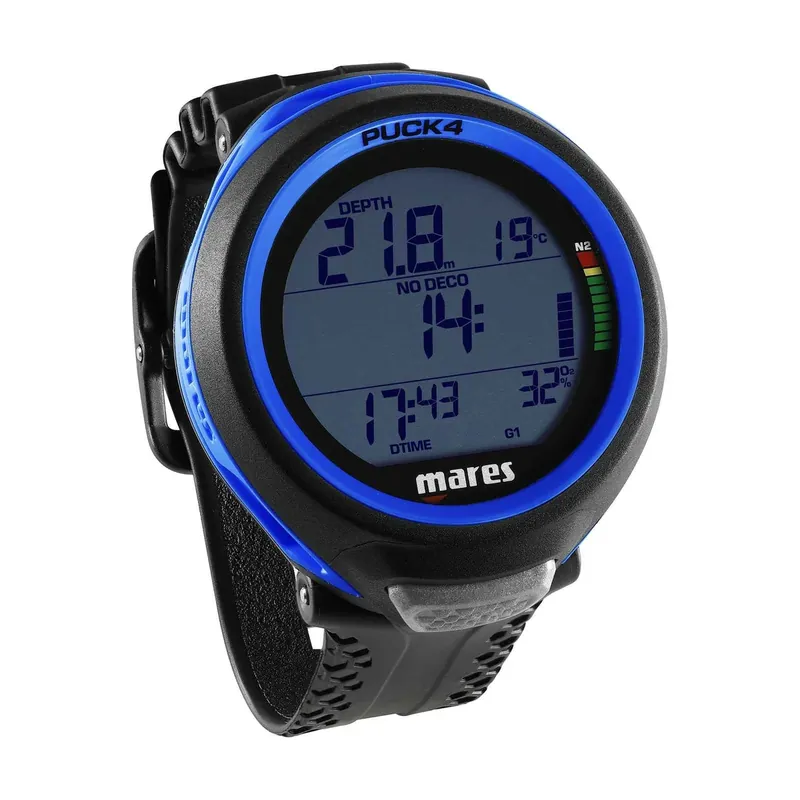 Abverkauf Dive Computer Puck 4 Black-Blue Mares 414149BKBL