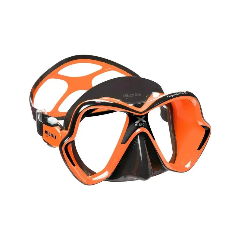 Diving Mask X-Vision Ultra Liquidskin Orange-Black Mares 411052CLORKDGK Abverkauf
