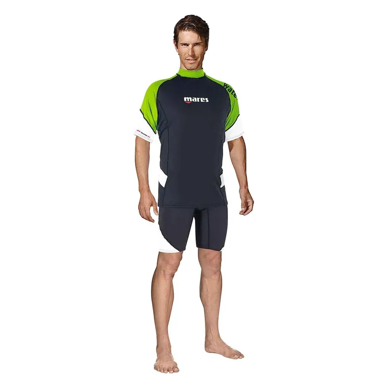 Bestseller Rash Guard Loose Fit Man Short Sleeve Lime L Mares 412540LLM
