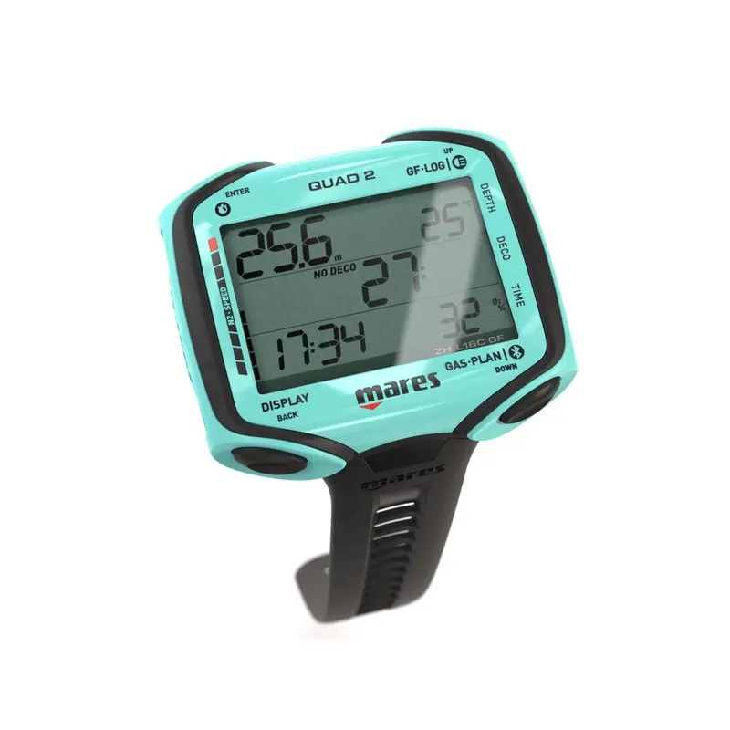 Dive Computer Quad 2 Aquamarine Mares 414152AQ Preis Gesenkt