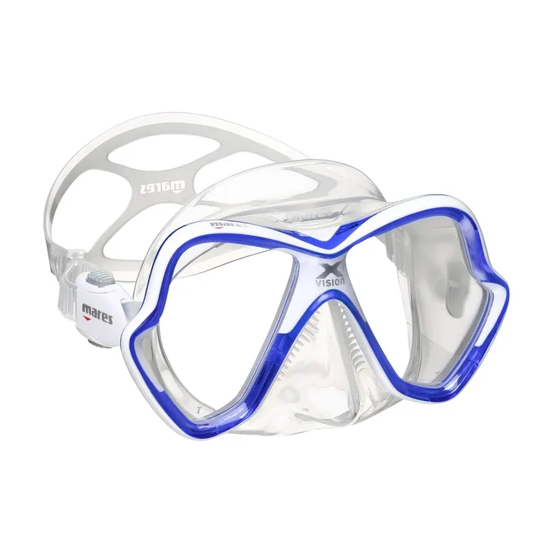 Diving Mask X-Vision Blue-White Mares 411053EBBLWCL Meistverkauft