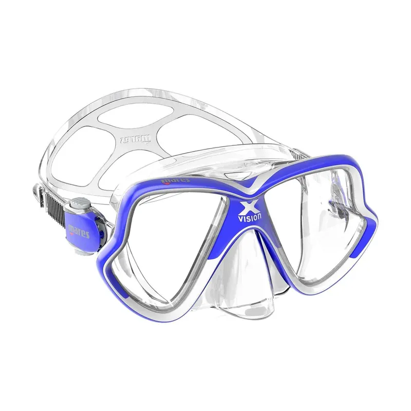Diving Mask X-Vision Mid 2.0 Blue-White Mares 411067BXBLWCL Expressversand