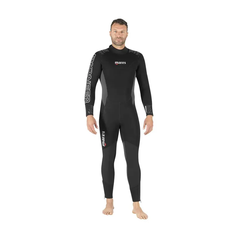 Full Wetsuit Pioneer Man 7mm Man Black-Grey Size 2-S Mares 412467S2 Bestpreis