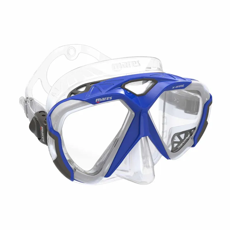Versand Am Gleichen Tag Diving Mask X-Wire Clear-Blue Mares 411068BLGCL
