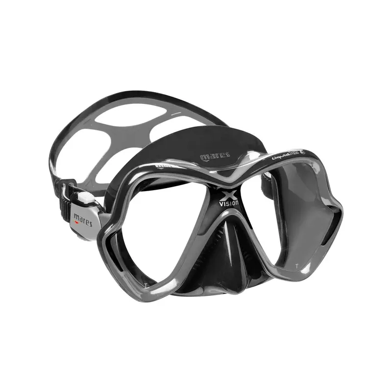 Diving Mask X-Vision Ultra Liquidskin Light-Grey-Black Mares 411052CLLGKLGK Beliebt