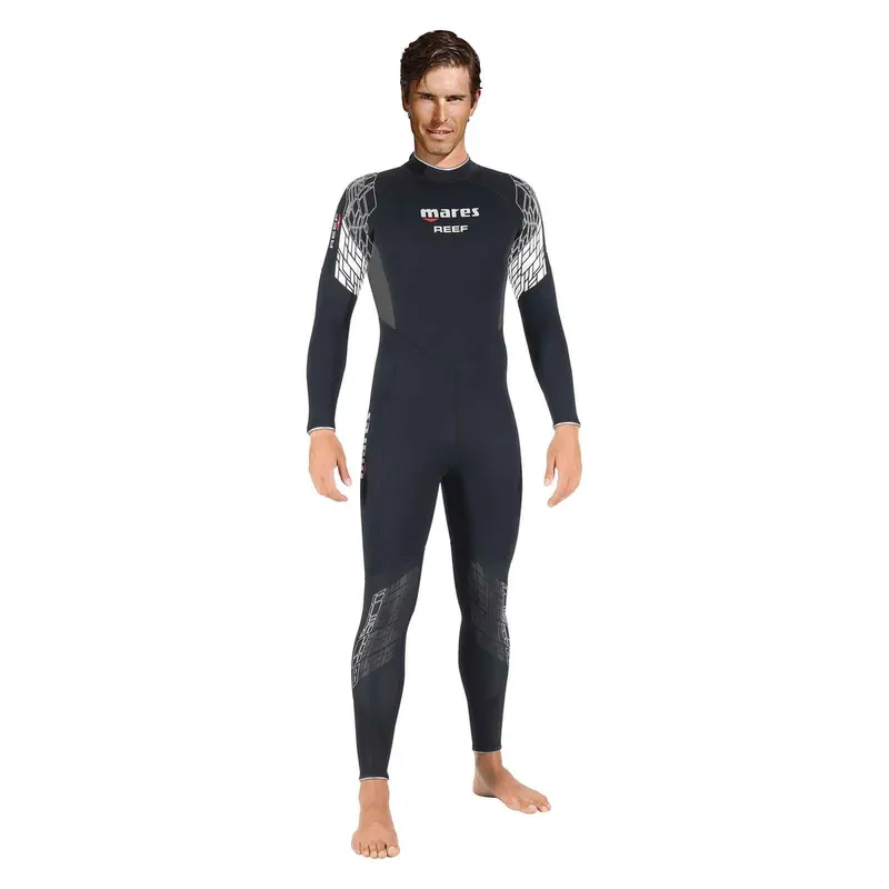 Full Wetsuit Reef Man 3mm Black-Grey-White Size 3-M Mares 412382S3 Sofort Bestellen
