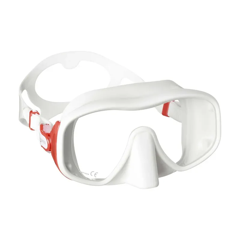 Billig Diving Mask Juno White-Red Mares 411056BXRDWH