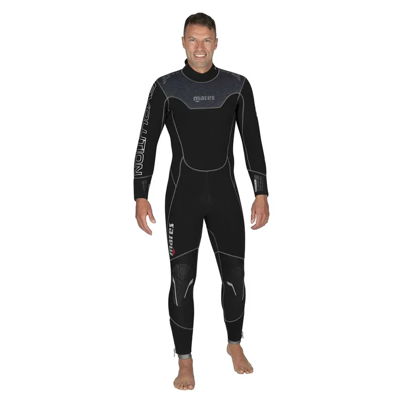Full Wetsuit Evolution Man 7mm Black-Grey Size 4-ML Mares 412439S4 Beliebt