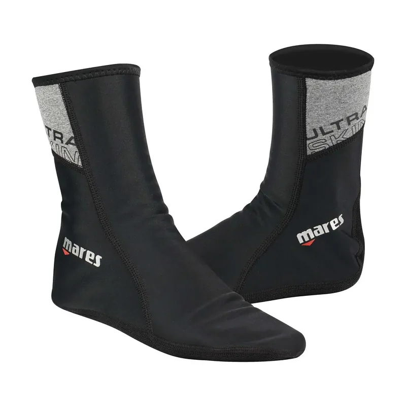 Angebot Diving Socks Ultraskin Black-Grey M Mares 412642M