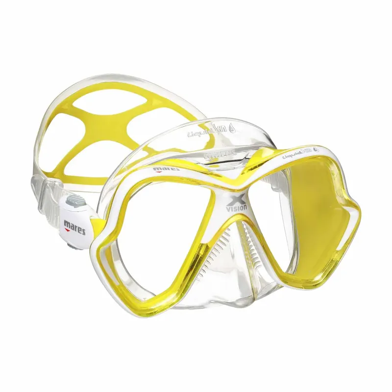 Schneller Versand Diving Mask X-Vision Ultra Liquidskin Clear-Yellow Mares 411052CLYLWCYL