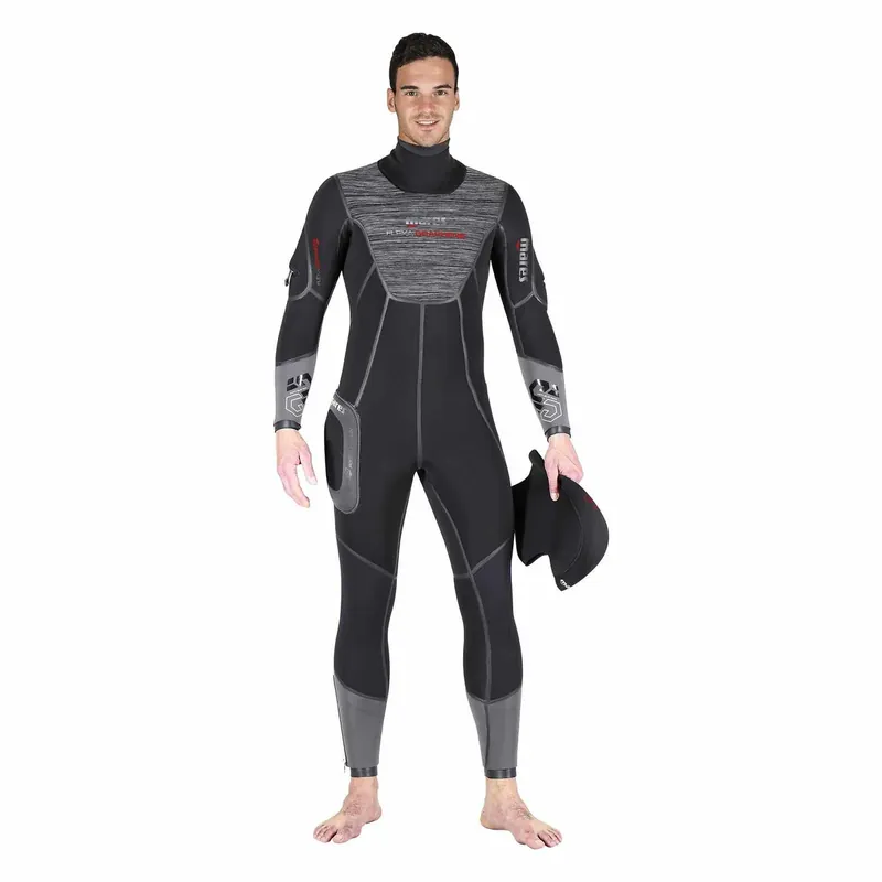 Highlight Full Wetsuit Flexa Graphene Man 7mm ML-S4 Mares 412078S4