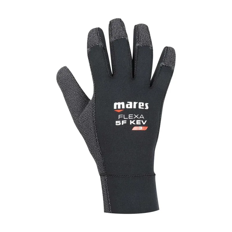 Diving Gloves Flexa 5F 3.0 Kev Black L Mares 412735L Highlight