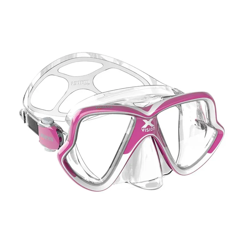 Zertifiziert Diving Mask X-Vision Mid 2.0 Pink-White Mares 411067BXPKWCL