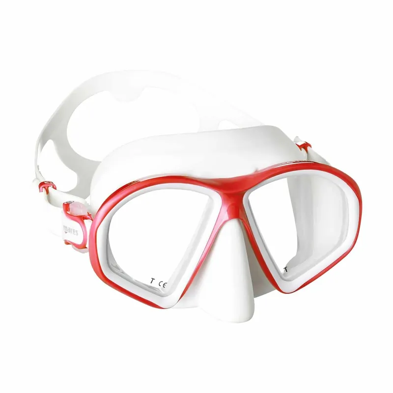 Diving Mask Sealhouette White-Red Mares 411058RDWH Highlight