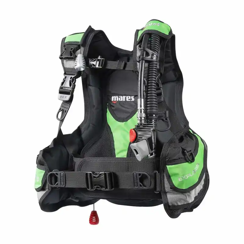 Dive Bcd Explorer Black-Green XXXS Mares 417229 Neu Im Sortiment