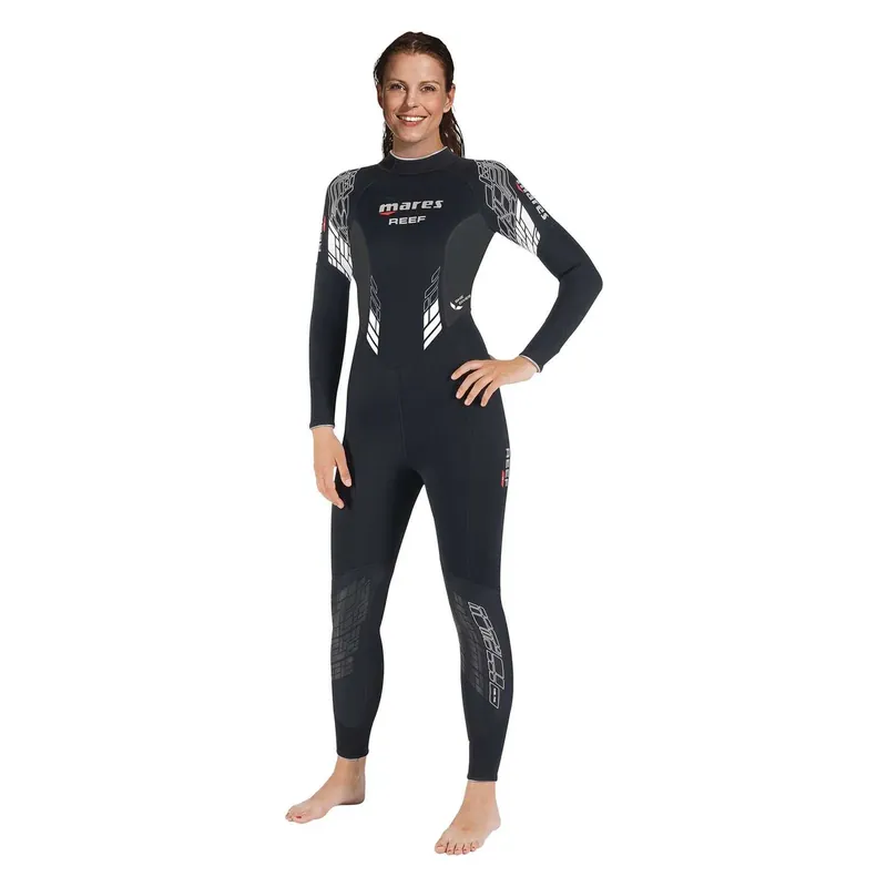 Full Wetsuit Reef Woman 3mm Black-Grey-White Size 3-M Mares 412383S3 Direktkauf